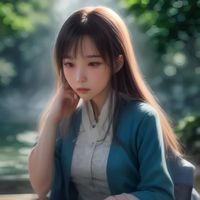 年轻女性内容审核主管陈小雅的办公照,表情认真,背景是审核工作台与多块屏幕,画面体现专业严谨